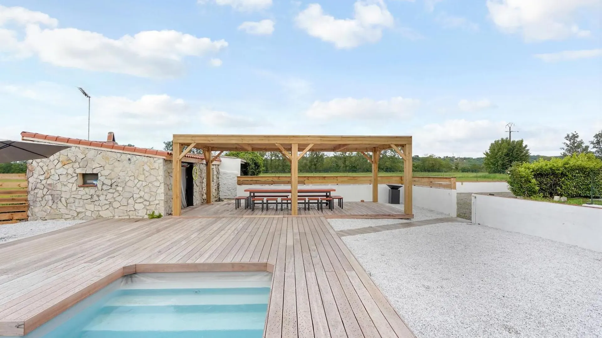 Villa Rose - Padel - Piscine - Cinema & Poker Room Saint-Jory