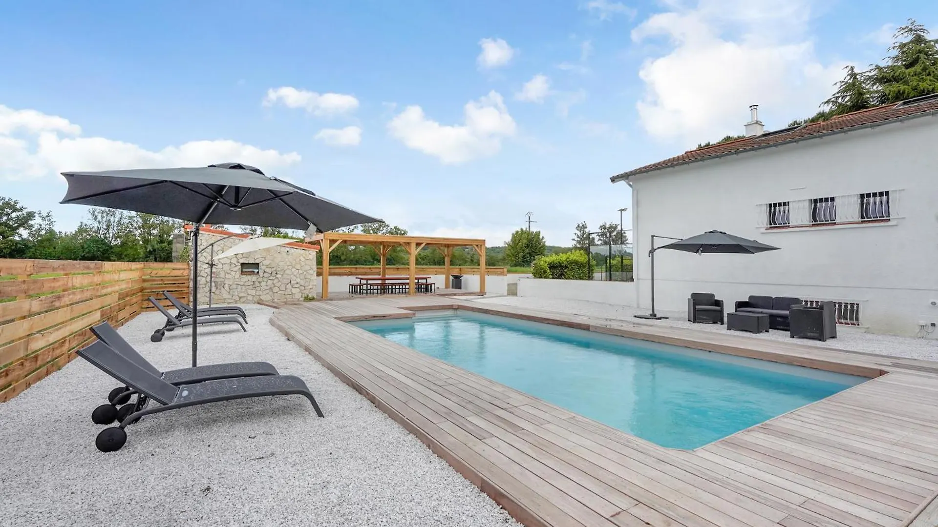 Villa Rose - Padel - Piscine - Cinema & Poker Room Saint-Jory